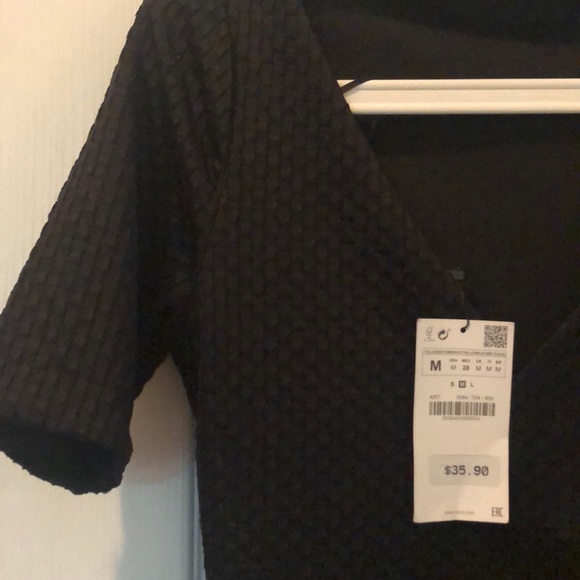 NWT BLACK Zara midi dress - Picture 4 of 4